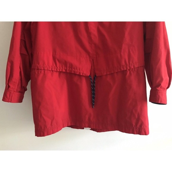 Pacific Trail | Mens Size S Red Parka Jacket Full Zip Hidden Hoodie Drawstring - Picture 6 of 12